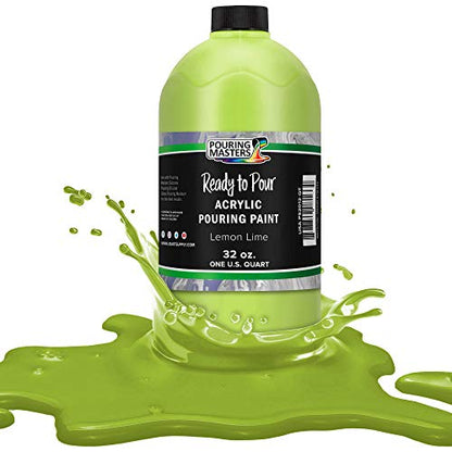 Lemon Lime Acrylic Ready to Pour Pouring Paint (32 Fl Oz)