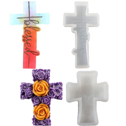 2Pack Halloween Silicone Cross Mold (2 Count)