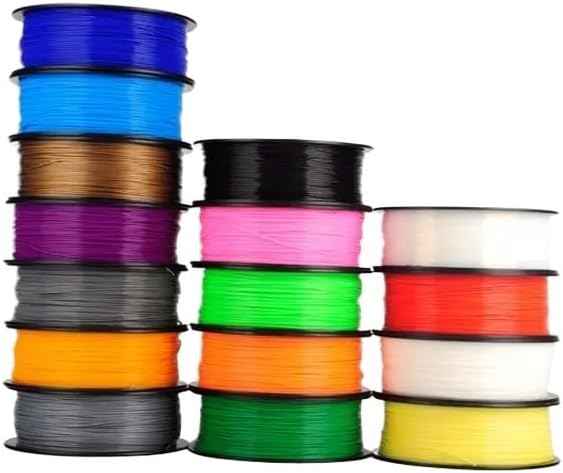 WFBUSPDQ 1kg PCL Filament 1.75mm Diameter Material 3D Pen Printer 3D Low Temperature Abs Plastic to .75 Mm for Pens(Orange)