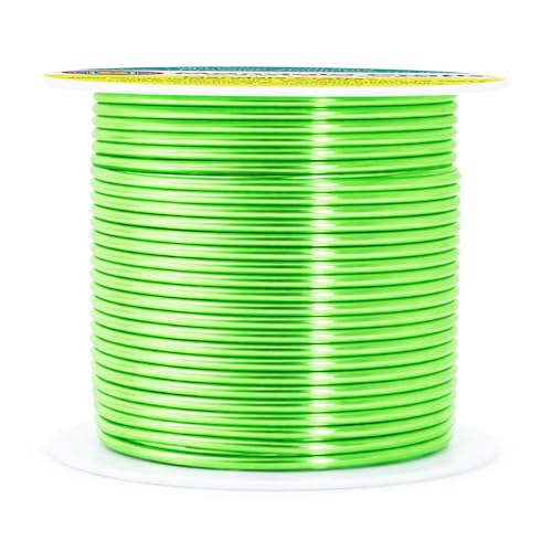 14 Gauge Light Green Anodized Aluminum Craft Wire