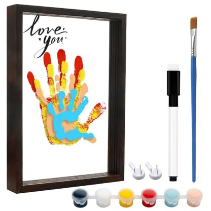 11Pcs Family Handprint Kit DIY Hand and Footprint Casting Kit with Keepsake Photo Frame