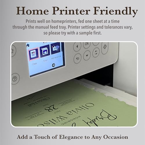 A5 Handmade Deckled Edge Cotton Paper (50 Count)