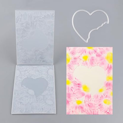 3D Embossing Folder and Metal Die Set for Card Making