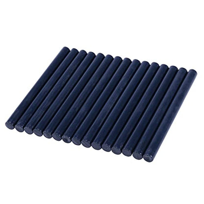 15Pcs Navy Blue Glue Gun Sealing Wax Sticks for Wax Seal Stamp (15 Count)