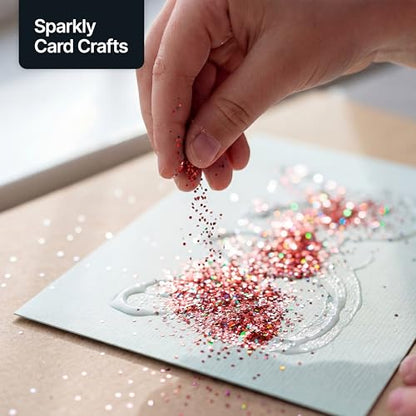 Craft Glitter Red Holographic 100g Super Chunky Glitter (3.5 Ounce)