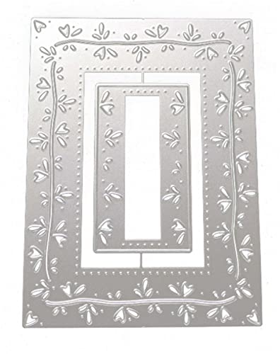 Cutting Dies Metal Stencils Scrapbooking Tools Flowers Lace Frame DIY Embossing Template for Paper Card Making Album Arts Crafts Supplies