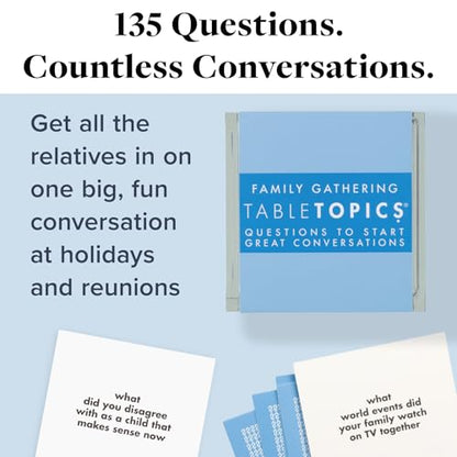 Family Gathering Conversation Cards for Multi