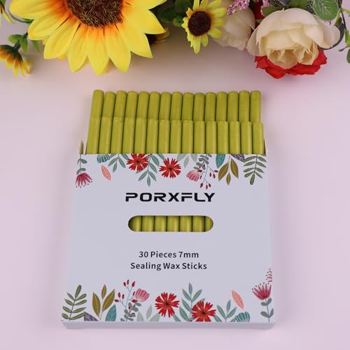 30 Pieces 7mm Sealing Wax Sticks for Glue Gun