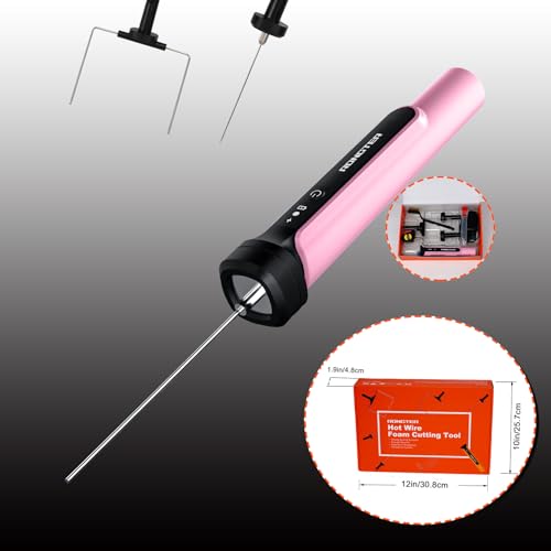 3-in-1 Hot Wire Electric Foam Cutter, Styrofoam Cutter Tool, Pink