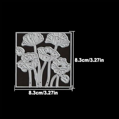 Flowers Metal Cutting Die for Scrapbooking