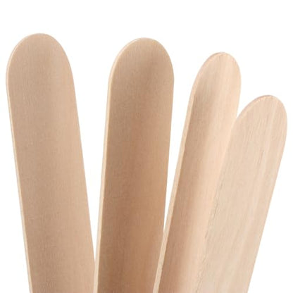 600pcs 8 Inch Wooden Craft Sticks Bulk (600 Count)