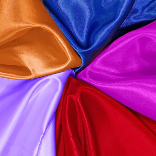 Orange Satin Fabric