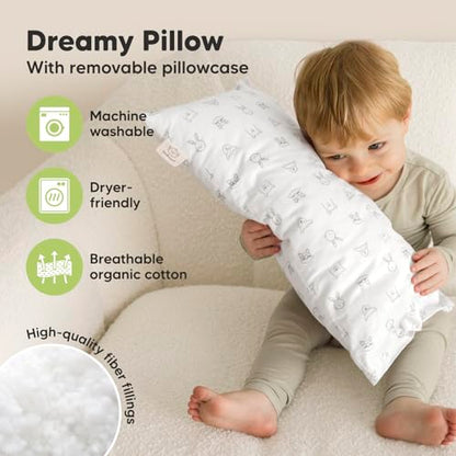 Toddler Pillow with Pillowcase