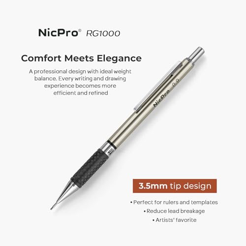 0.9 mm Art Mechanical Pencils Set in Case