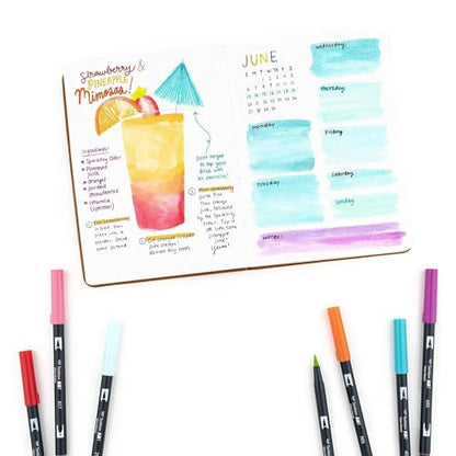 56189 Dual Brush Pen Art Markers (10 Count)
