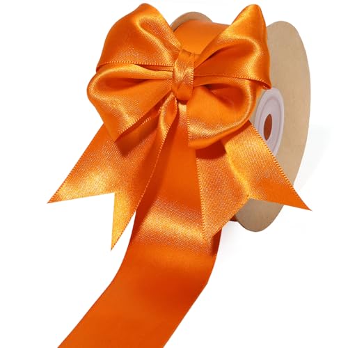 Orange Ribbon 1.5 Inch 25 Yards