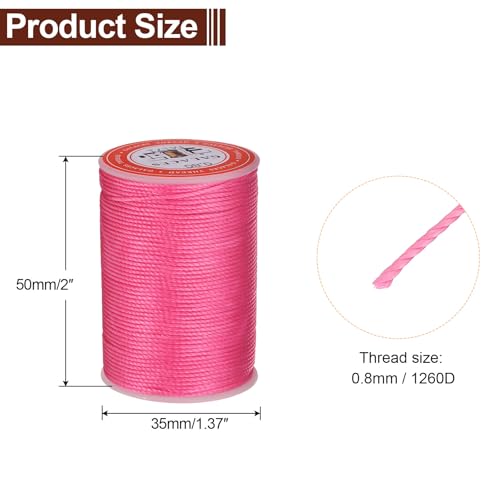 Leather Sewing Waxed Thread 0.8mm 60Yards