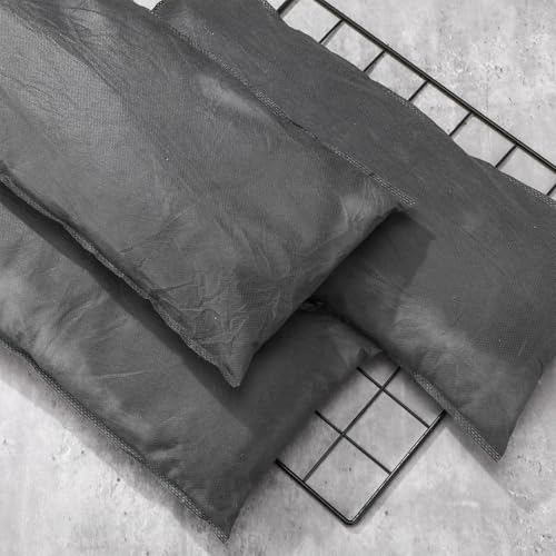 12 Pcs Oil Absorbent Pillows 8" x 20" Universal Spill Absorbent Pillows for Water and Oil Spill Containment (12 Count)