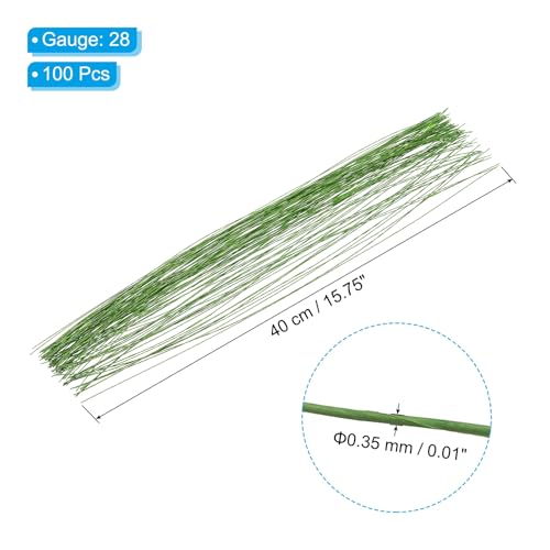 28 Gauge 16" Floral Stem Wire