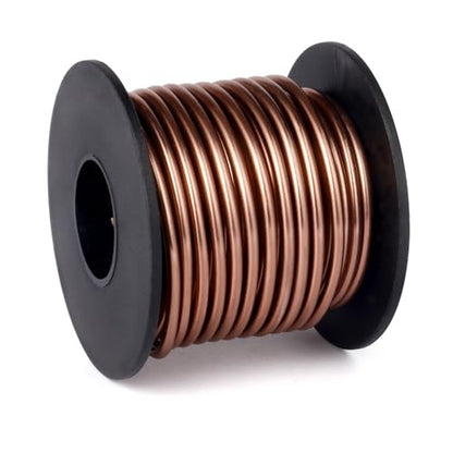 32.8FT 8 Gauge Bendable Brown Aluminum Craft Wire for Jewelry Making Craft (32.8 Foot)