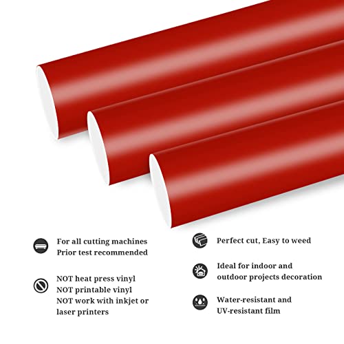 Permanent Adhesive Vinyl 12" x 10ft (10 Foot)