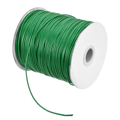 Waxed Cord 1.5mm Waxed Polyester Cord 175 Yard Wax String for Bracelet Making