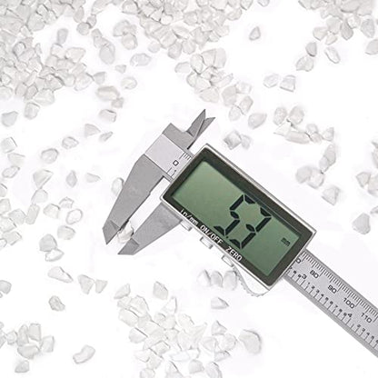 White Crushed Glass for Resin Art & Crafts