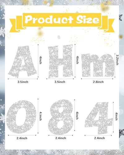 237 Pcs Glitter Bulletin Board Letters