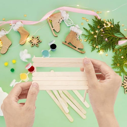 2000Pcs 4.5" Popsicle Sticks (2000 Count)