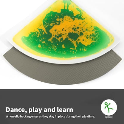 4 Sheet Liquid Sector Sensory Tiles (4 Count)