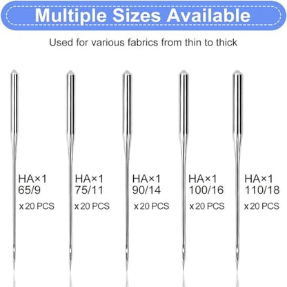 100PCS Sewing Machine Needles (100 Count)