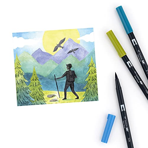 56169 Dual Brush Pen Art Markers (10 Count)