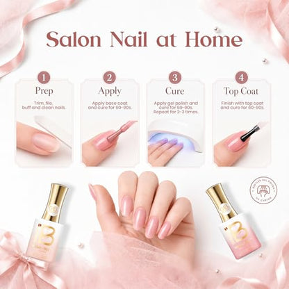 Beetles Nude Gel Nail Polish Set