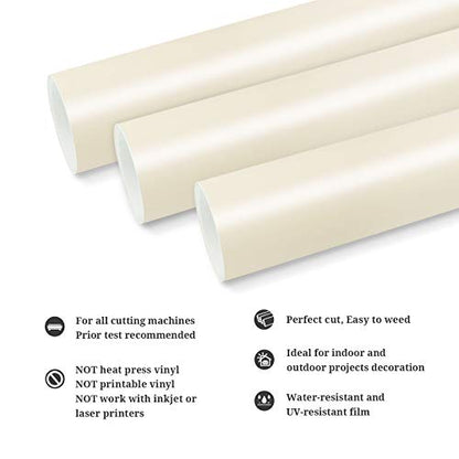 Permanent Adhesive Vinyl 12" x 10ft (10 Foot)