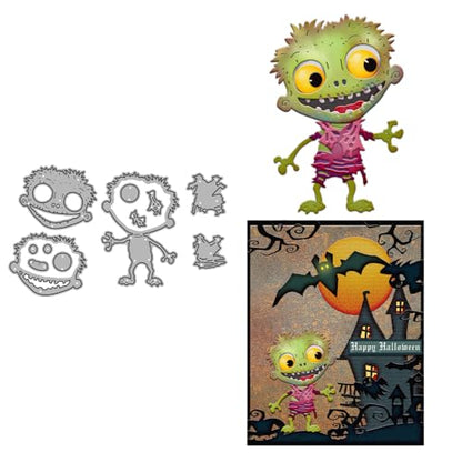 Halloween Clear Silicone stampReusable Stamp with Pumpkins
