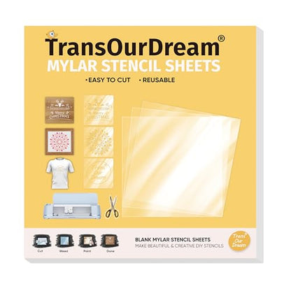 Clear Reusable Acetate Mylar for Vinyl Cutting (10 Sq Ft)