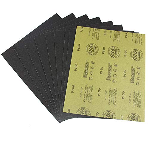 MAXAMN 240 Grit Sandpaper (10 Count)