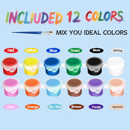 420 PCS Mini Acrylic Paint Set (30 Count)