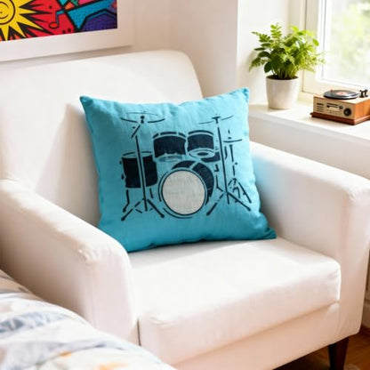 A4 Reusable Musical Instrument Band Drum Stencil for Painting
