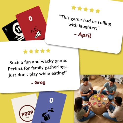 Poop The Game New Edition Card Game for 2