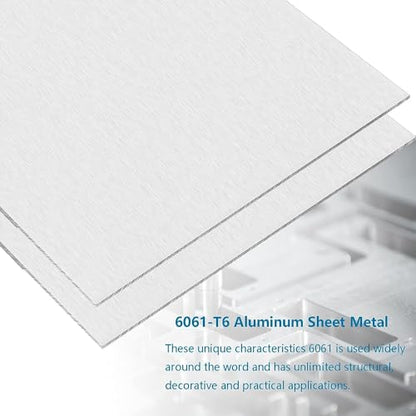 2Pack 1 8Inch Thick Aluminum Sheet Metal (2 Count)