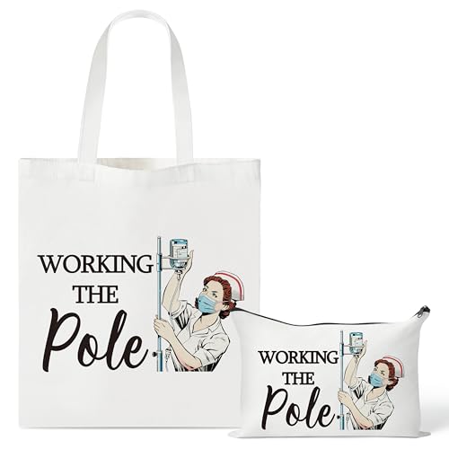 Aesthetic Nurse Canvas Bags Set
