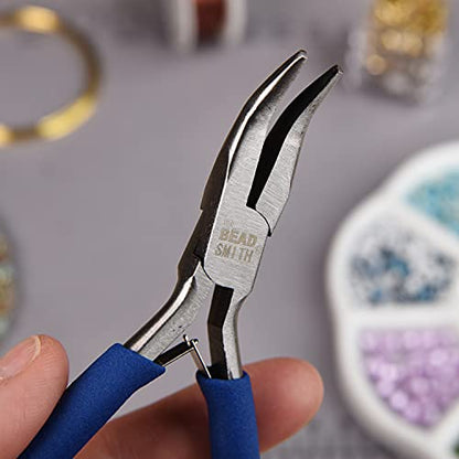 Color ID Bent Chain Nose Plier