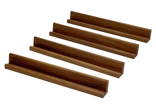 Easy View Domino Racks for Maximum Visibility and Ease in organizing Your Hand. Solid American Black Walnut