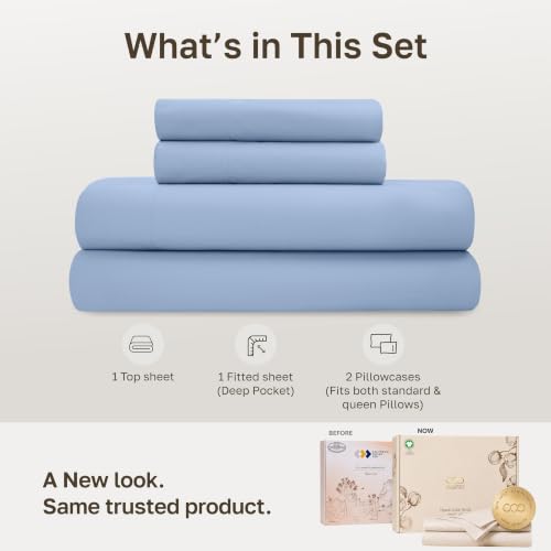 Organic Cotton Full Size Bed Sheet Set
