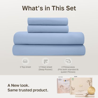Organic Cotton Full Size Bed Sheet Set
