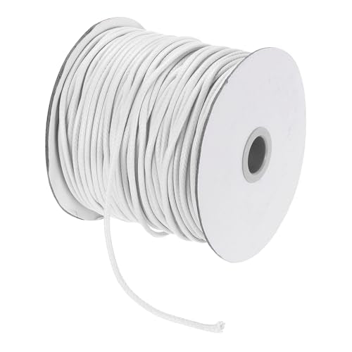 Waxed Cord 2.5mm Waxed Polyester Cord 87 Yard Wax String for Bracelet Making