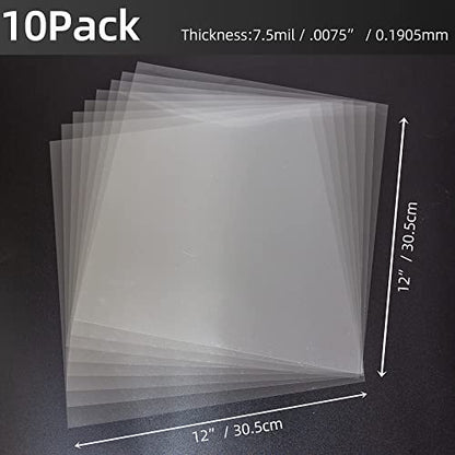 7.5Mil Blank Mylar Sheet (10 Count)