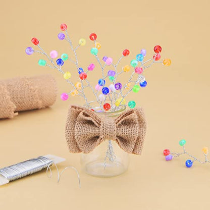 22 Gauge Floral Flexible Wire for Christmas Wreath Tree (3 Count)