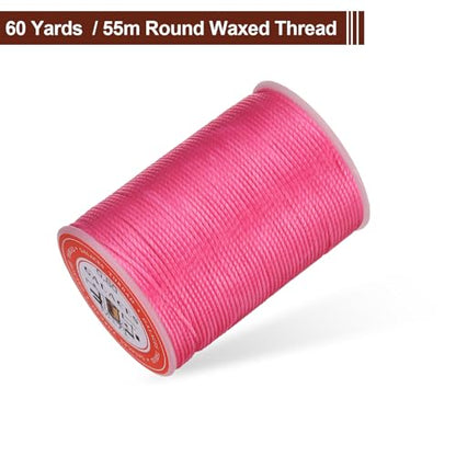 Leather Sewing Waxed Thread 0.8mm 60Yards